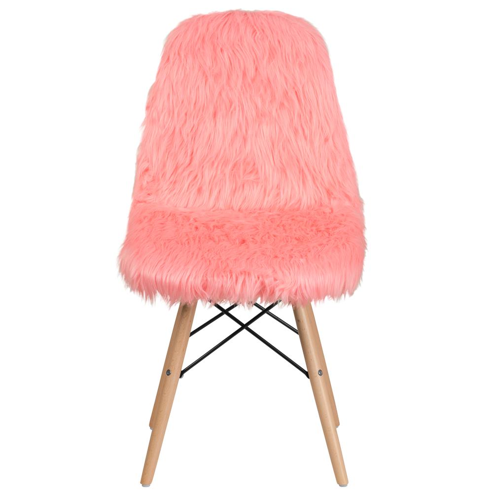 Shaggy Dog Hermosa Pink Accent Chair. Picture 5