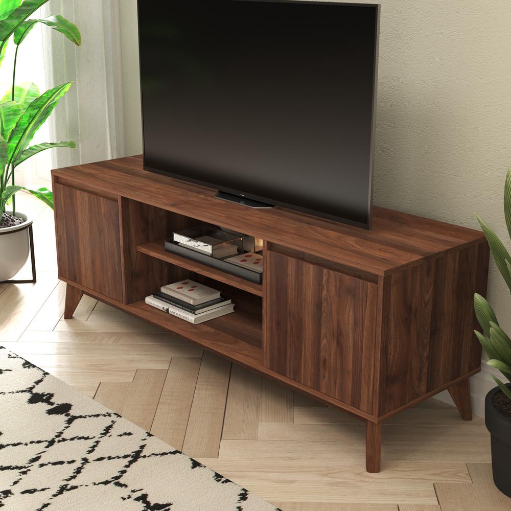TV Stand in Walnut for up to 64 in TV's - 60 in Media Center. Picture 6
