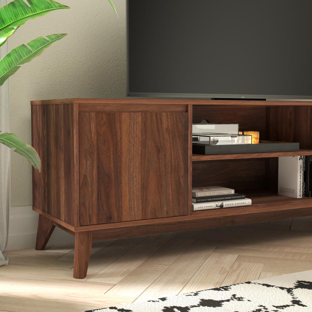 TV Stand in Walnut for up to 64 in TV's - 60 in Media Center. Picture 7