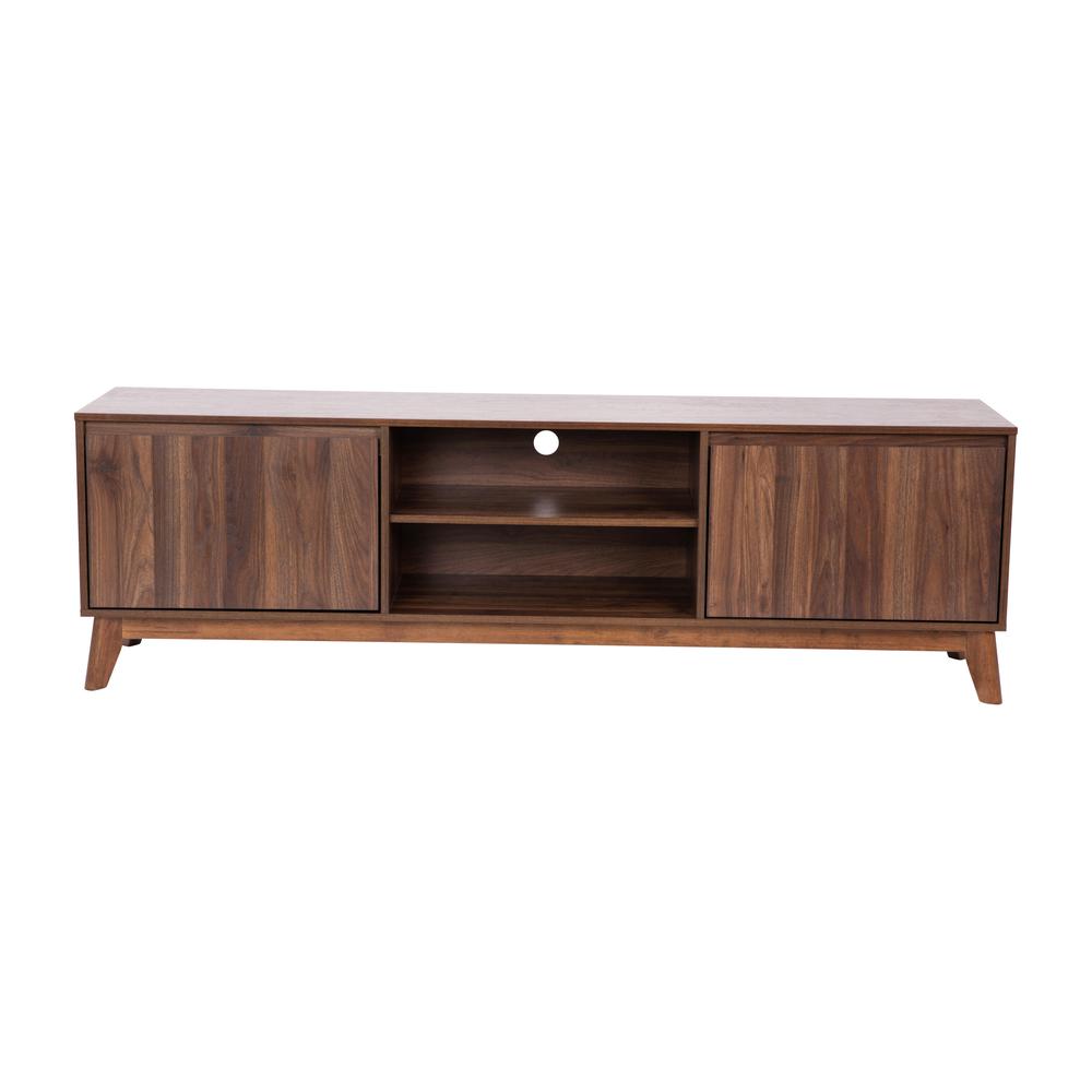 TV Stand in Walnut for 65+ in TV's - 70 in Media Center. Picture 11