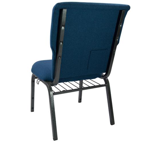 Navy Church Chair - 21 in. Wide. Picture 3