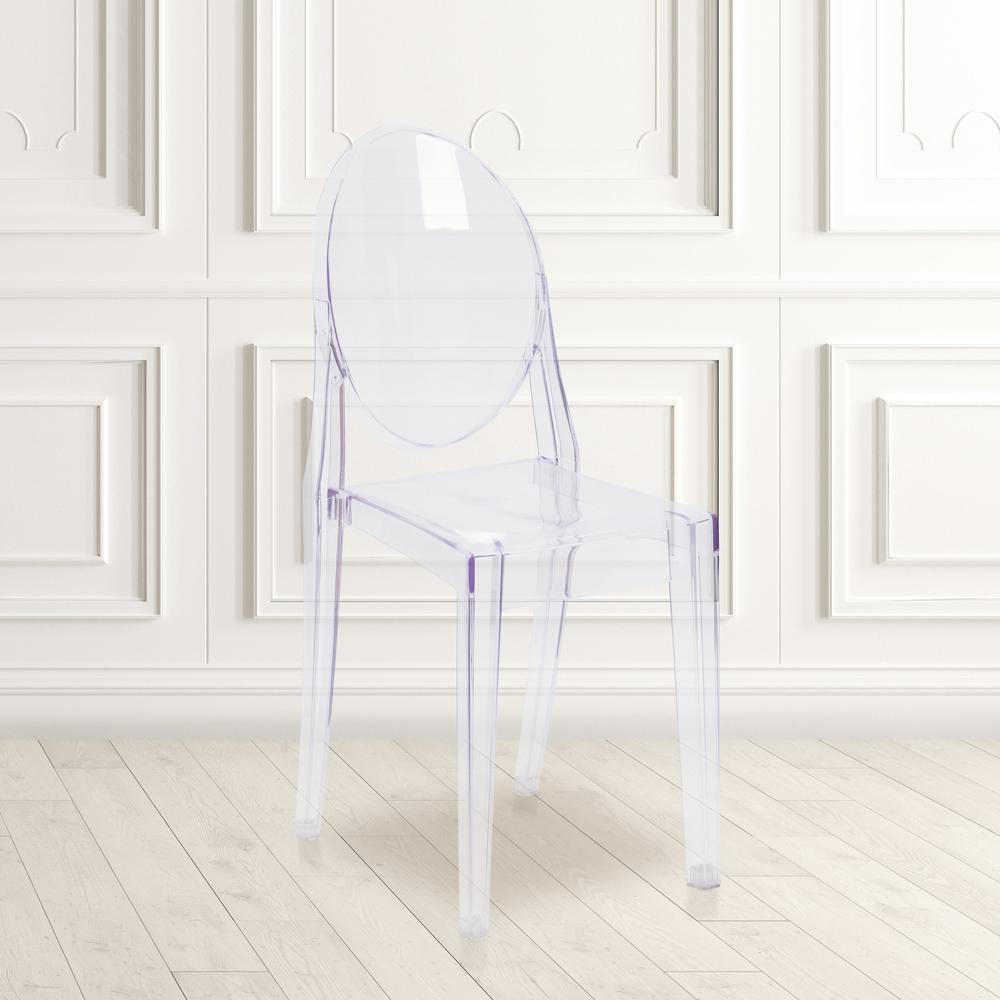 Ghost Side Chair in Transparent Crystal. Picture 9
