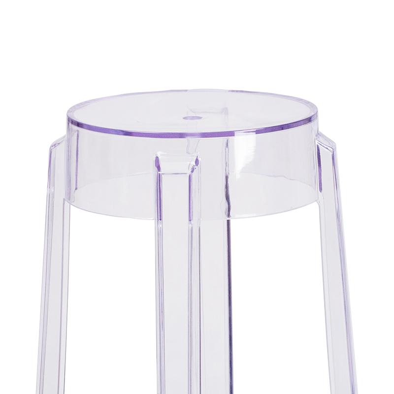 29.75'' High Transparent Barstool. Picture 4