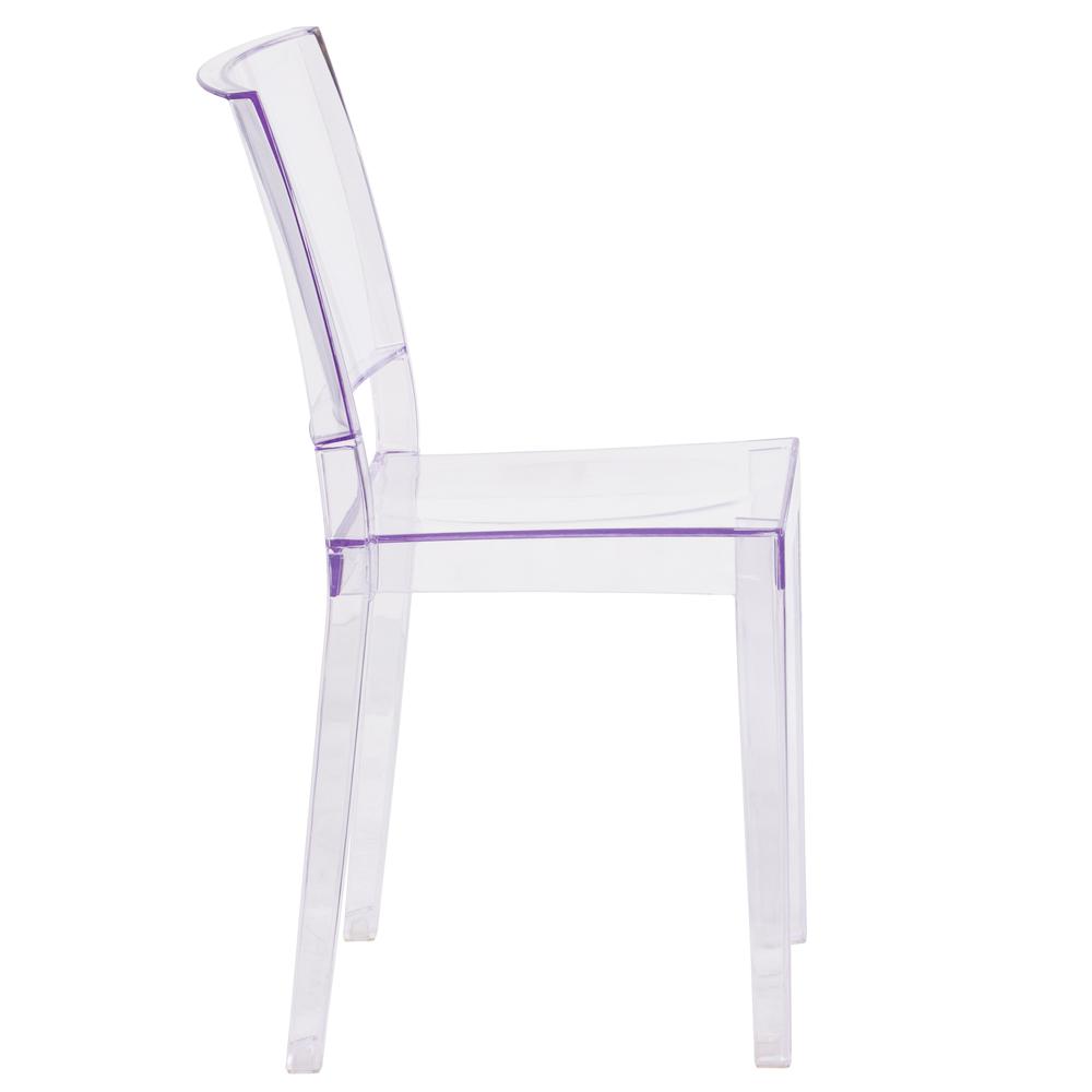 Transparent Stacking Side Chair. Picture 3