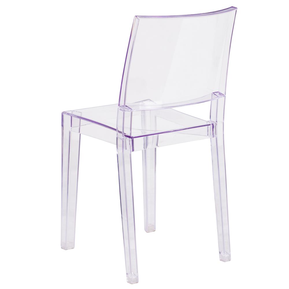 Transparent Stacking Side Chair. Picture 3