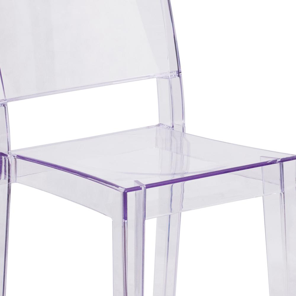 Transparent Stacking Side Chair. Picture 7
