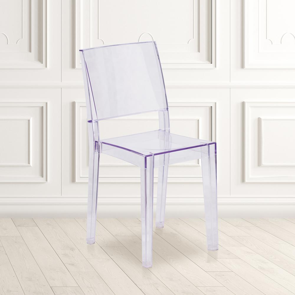 Transparent Stacking Side Chair. Picture 9