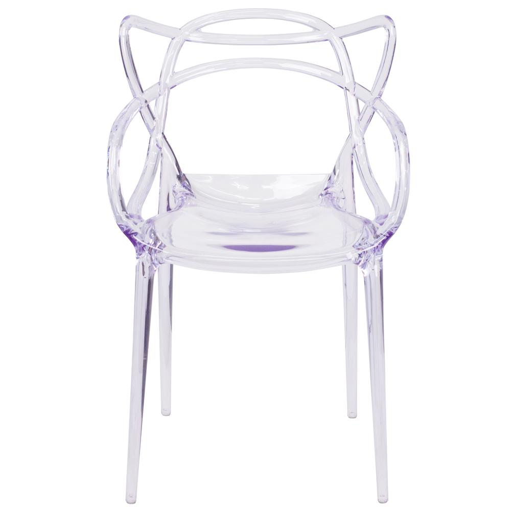 Nesting Series Transparent Stacking Side Chair. Picture 4