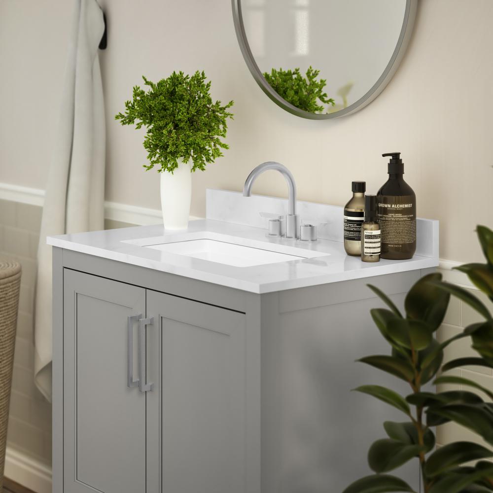30 Inch Contemporary Bathroom Vanity with Sink Combo. Picture 8