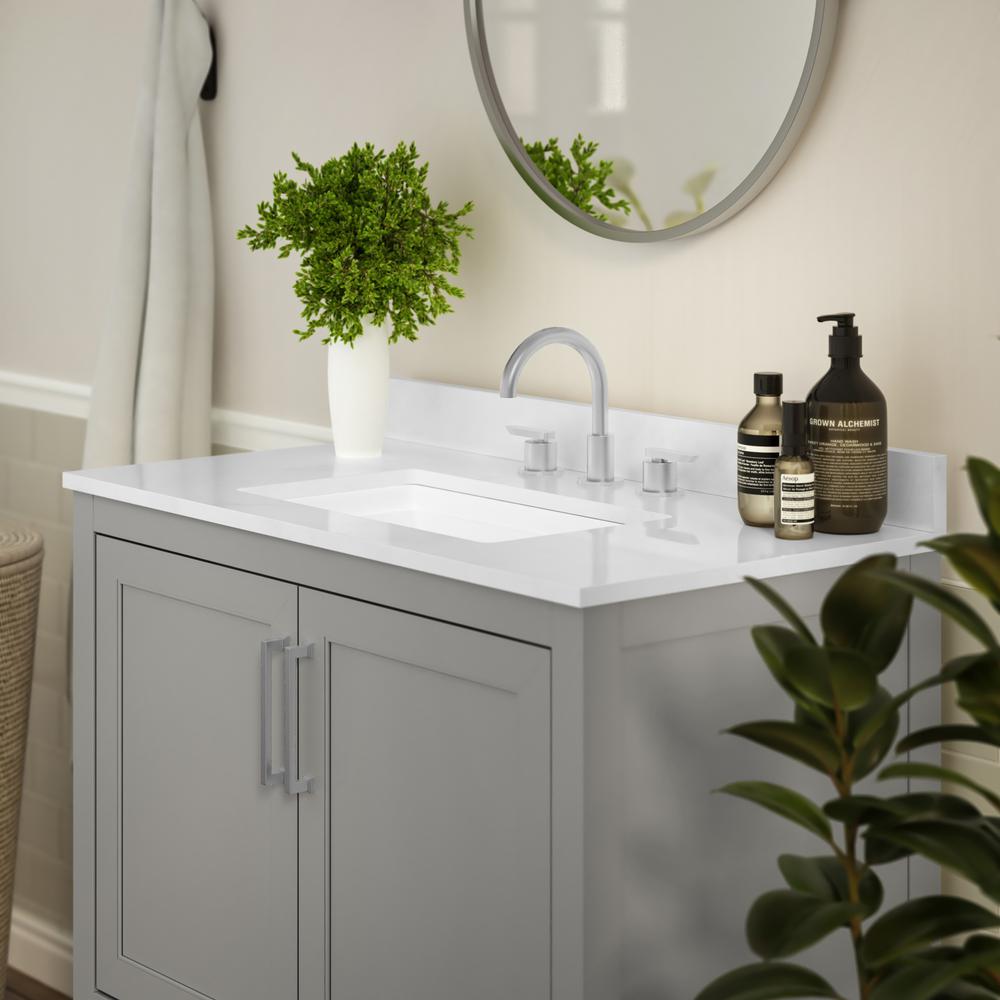 36 Inch Contemporary Bathroom Vanity with Sink Combo. Picture 1