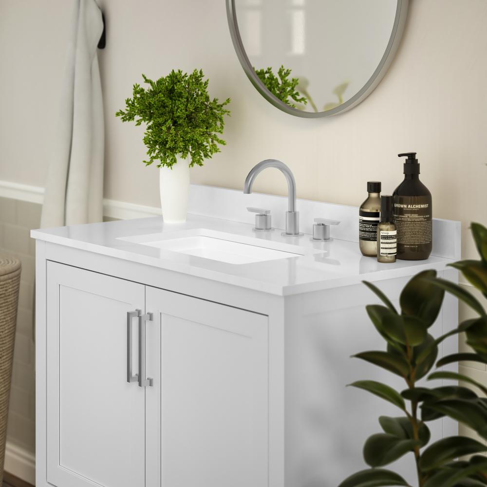 36 Inch Contemporary Bathroom Vanity with Sink Combo. Picture 8