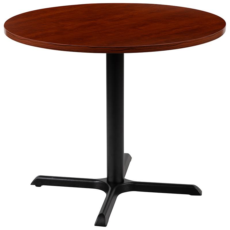36" Round Multi-Purpose Conference Table in Cherry. Picture 1