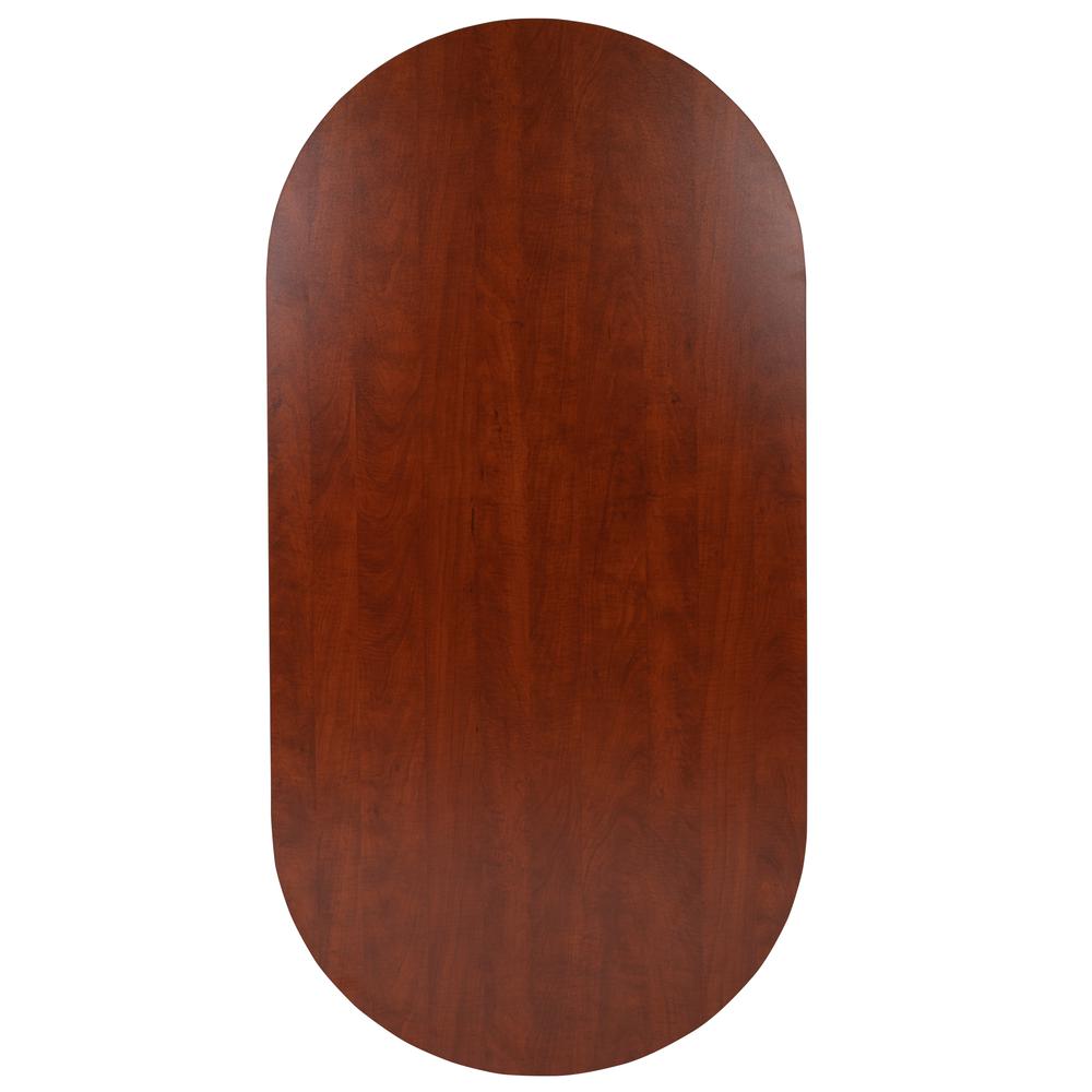 6 Foot (72 inch) Oval Conference Table in Cherry. Picture 5