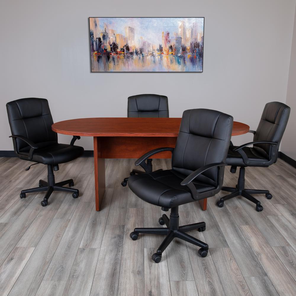 6 Foot (72 inch) Oval Conference Table in Cherry. Picture 11