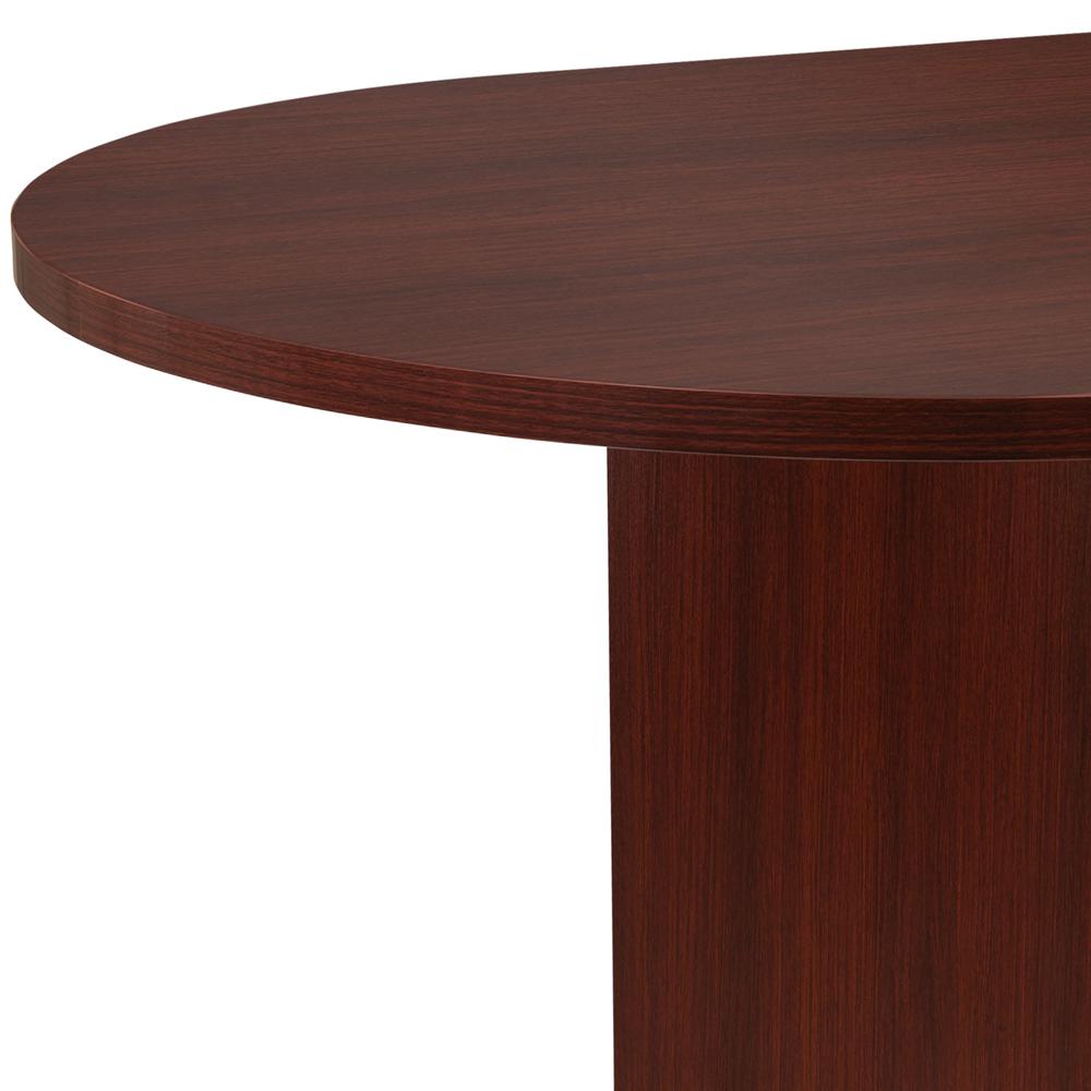 6 Foot (72 inch) Oval Conference Table in Mahogany. Picture 8
