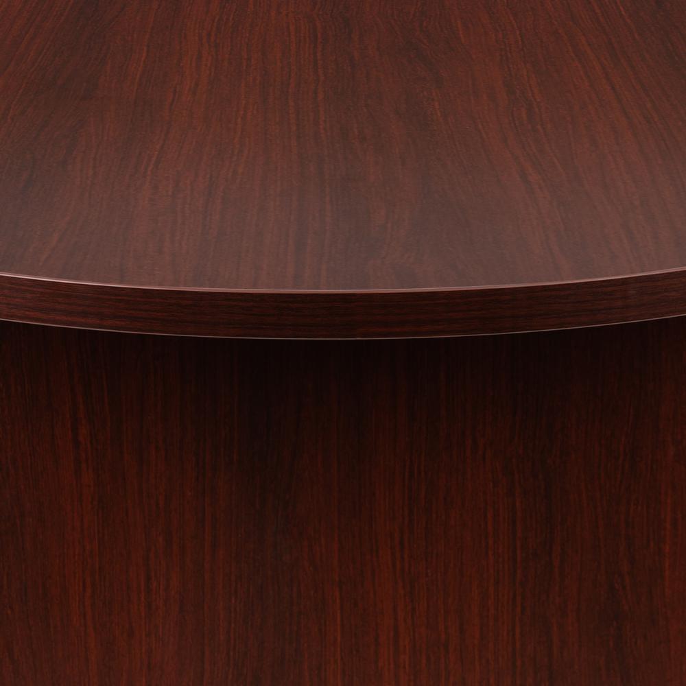 6 Foot (72 inch) Oval Conference Table in Mahogany. Picture 9