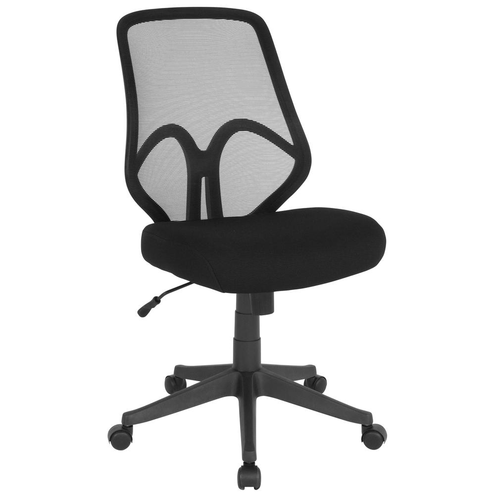High Back Black Mesh Office Chair. The main picture.