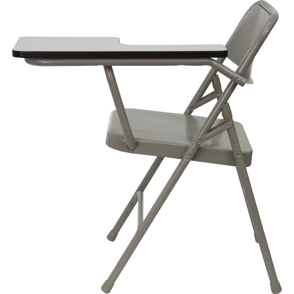 Premium Steel Folding Chair with Left Handed Tablet Arm. Picture 2