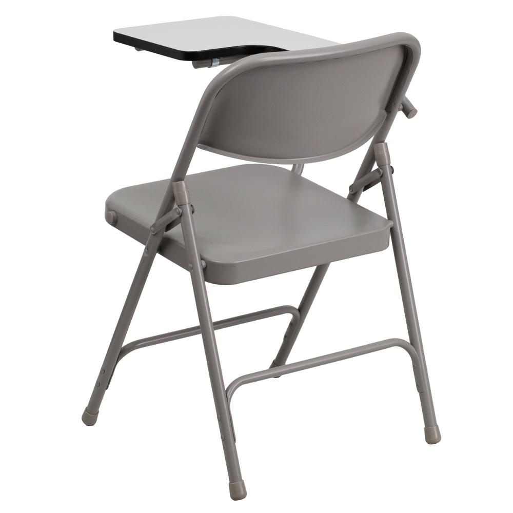 Premium Steel Folding Chair with Right Handed Tablet Arm. Picture 3
