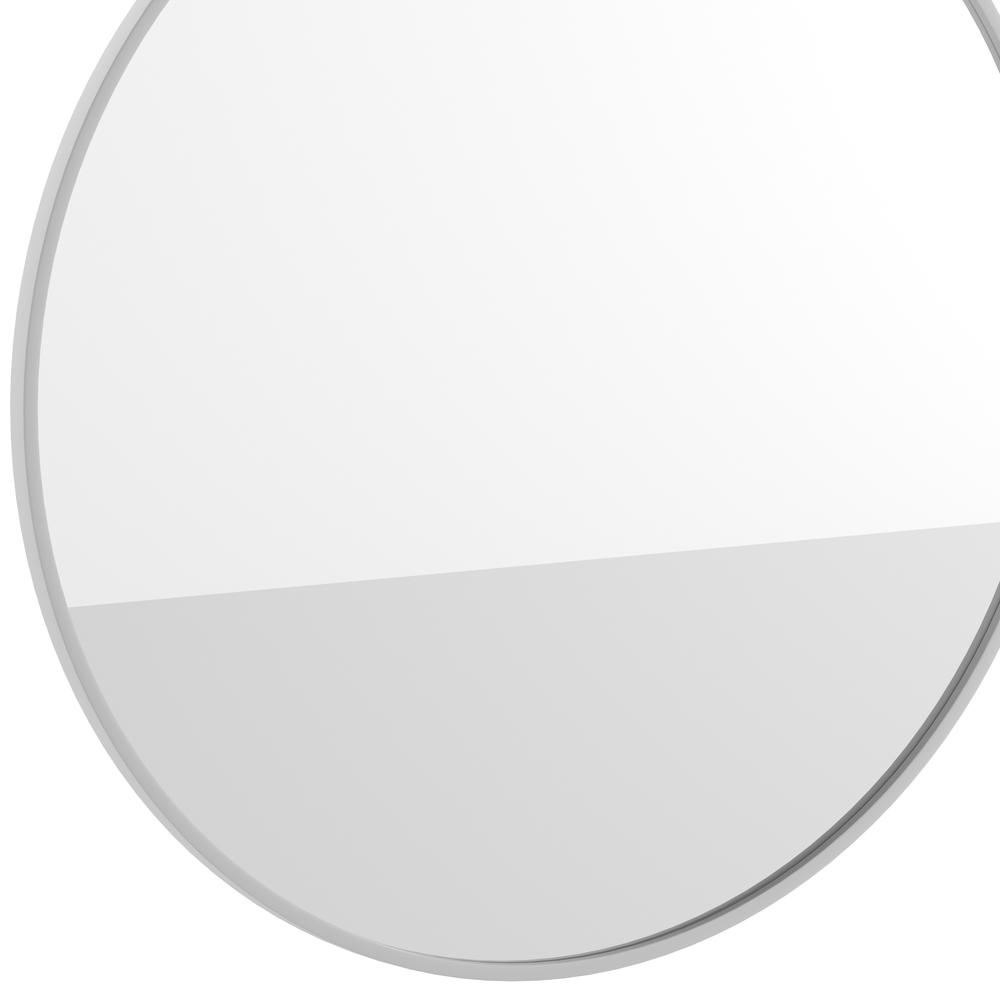 Modern 36 Inch Round Wall Mount Accent Mirror. Picture 2
