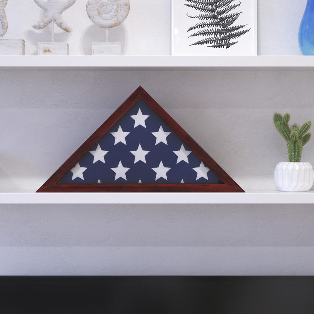 Traditional Memorial Flag Display Case. Picture 9