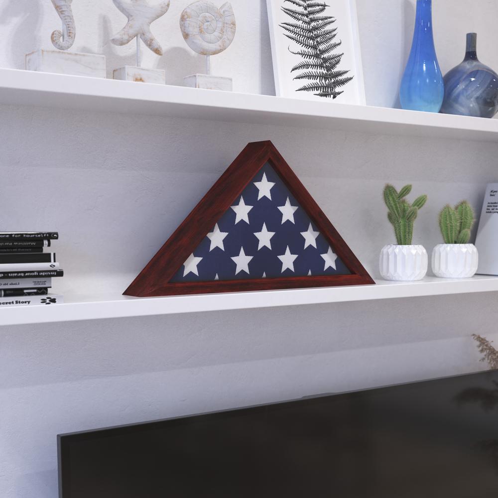 Traditional Memorial Flag Display Case. Picture 7