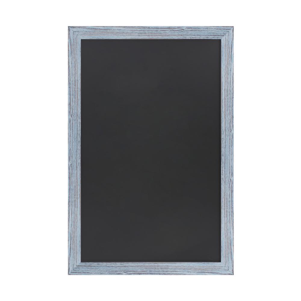 24" x 36" Blue Wall Mount Magnetic Chalkboard Sign. Picture 11
