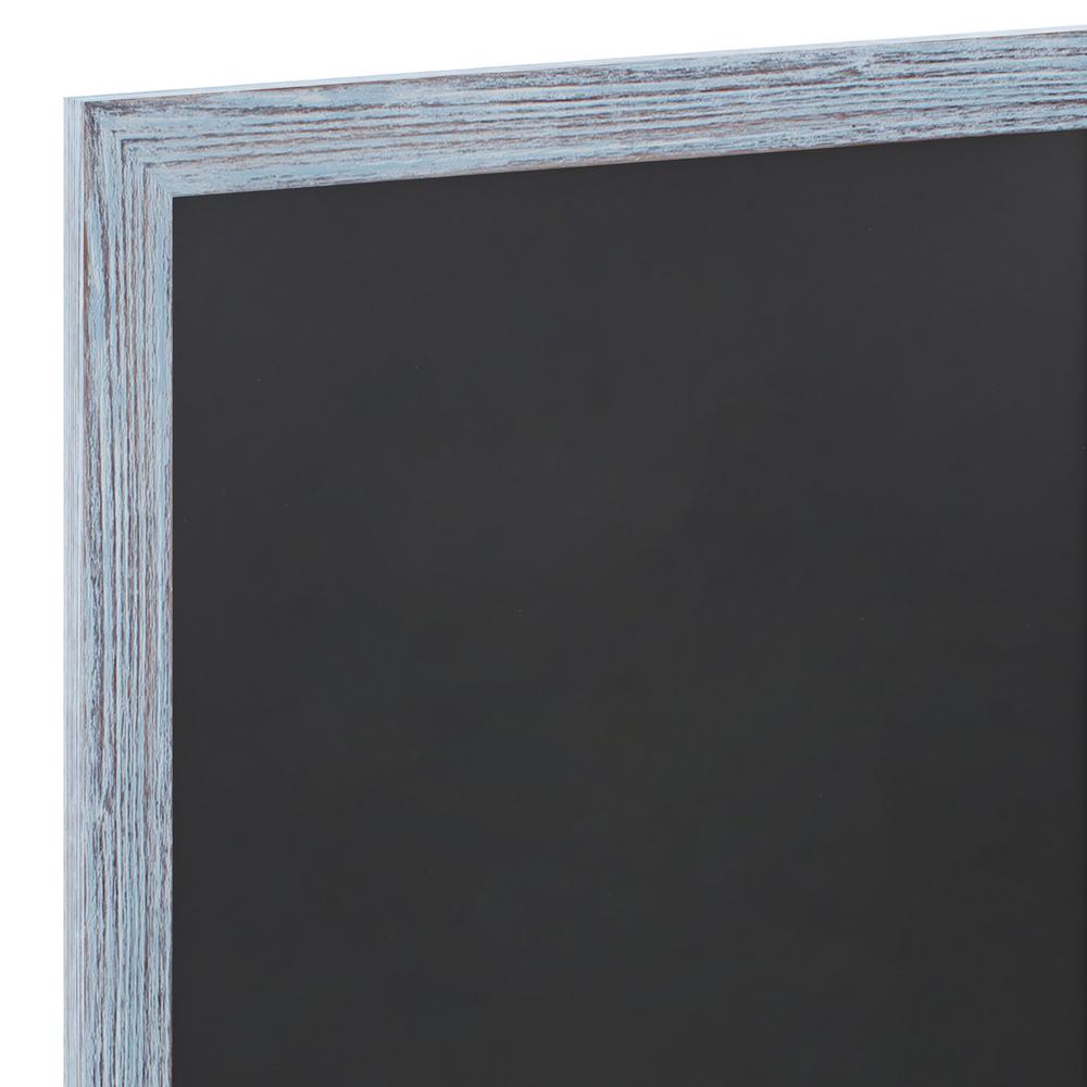 24" x 36" Blue Wall Mount Magnetic Chalkboard Sign. Picture 9