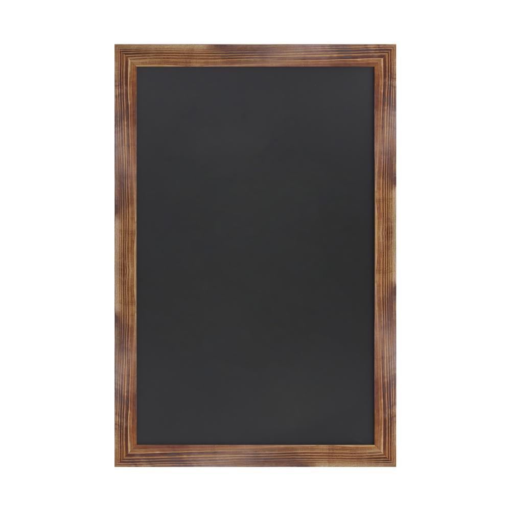 24" x 36" Torched Wood Wall Mount Magnetic Chalkboard Sign. Picture 11