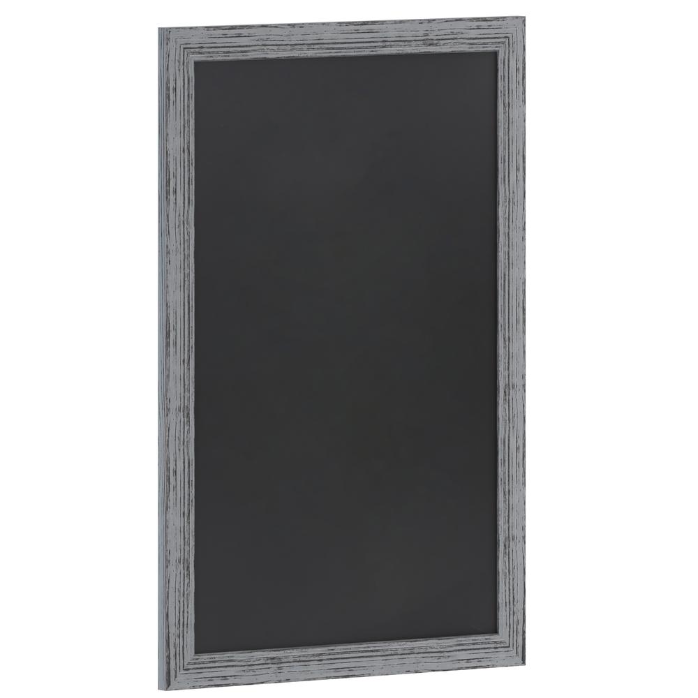 24" x 36" Gray Wall Mount Magnetic Chalkboard Sign. Picture 2