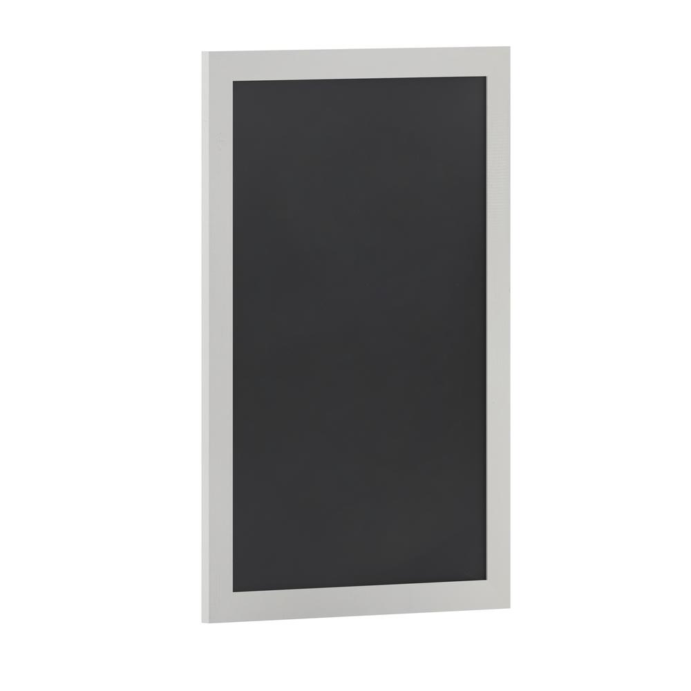 24" x 36" White Wall Mount Magnetic Chalkboard Sign. Picture 2