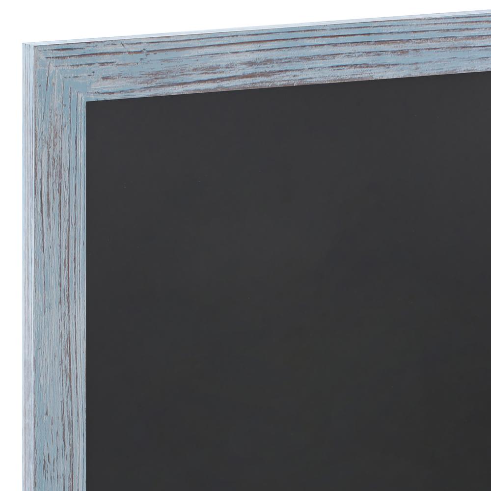 20" x 30" Blue Wall Mount Magnetic Chalkboard Sign. Picture 9