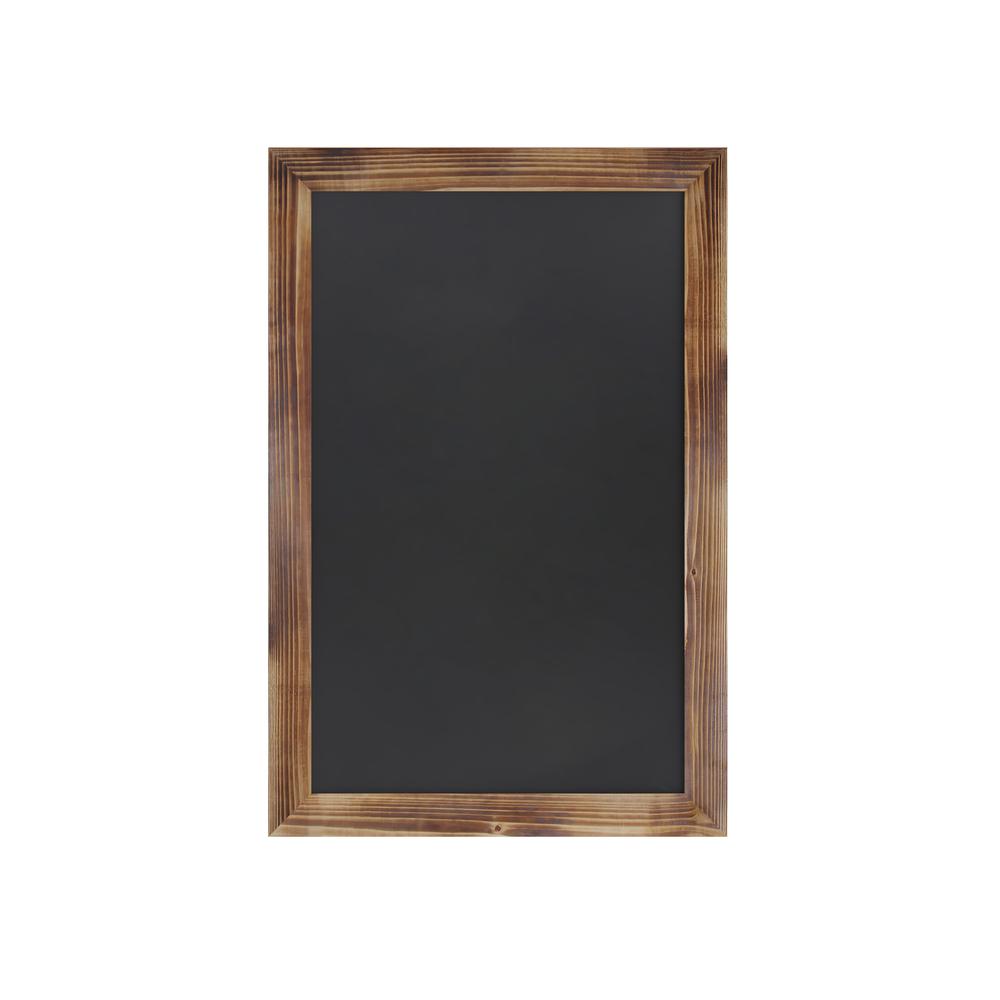 20" x 30" Torched Wood Wall Mount Magnetic Chalkboard Sign. Picture 11