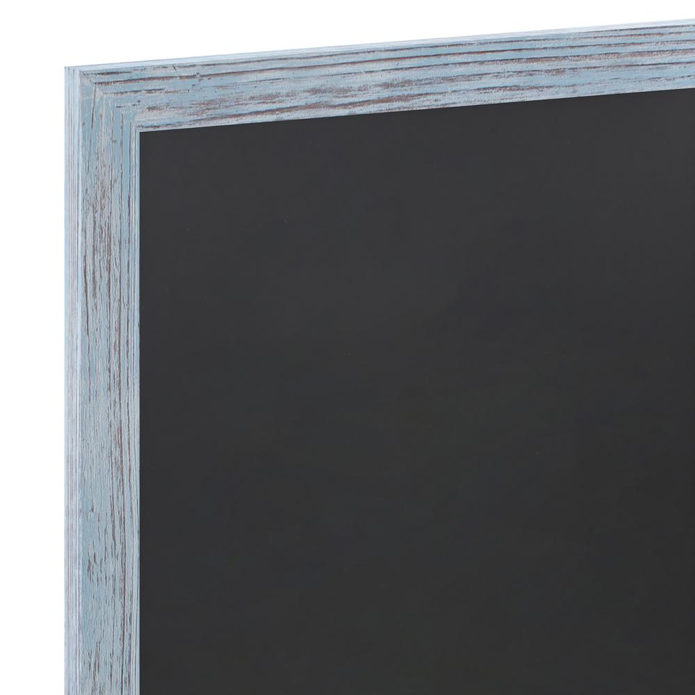 18" x 24" Blue Wall Mount Magnetic Chalkboard Sign. Picture 9