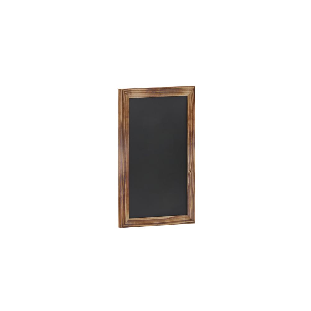 11" x 17" Torched Wood Wall Mount Magnetic Chalkboard Sign. Picture 2