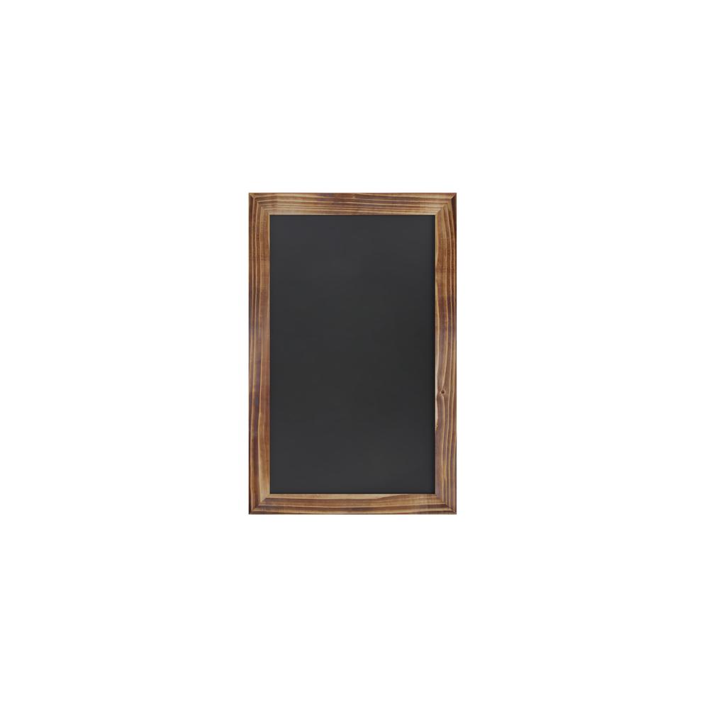 11" x 17" Torched Wood Wall Mount Magnetic Chalkboard Sign. Picture 11