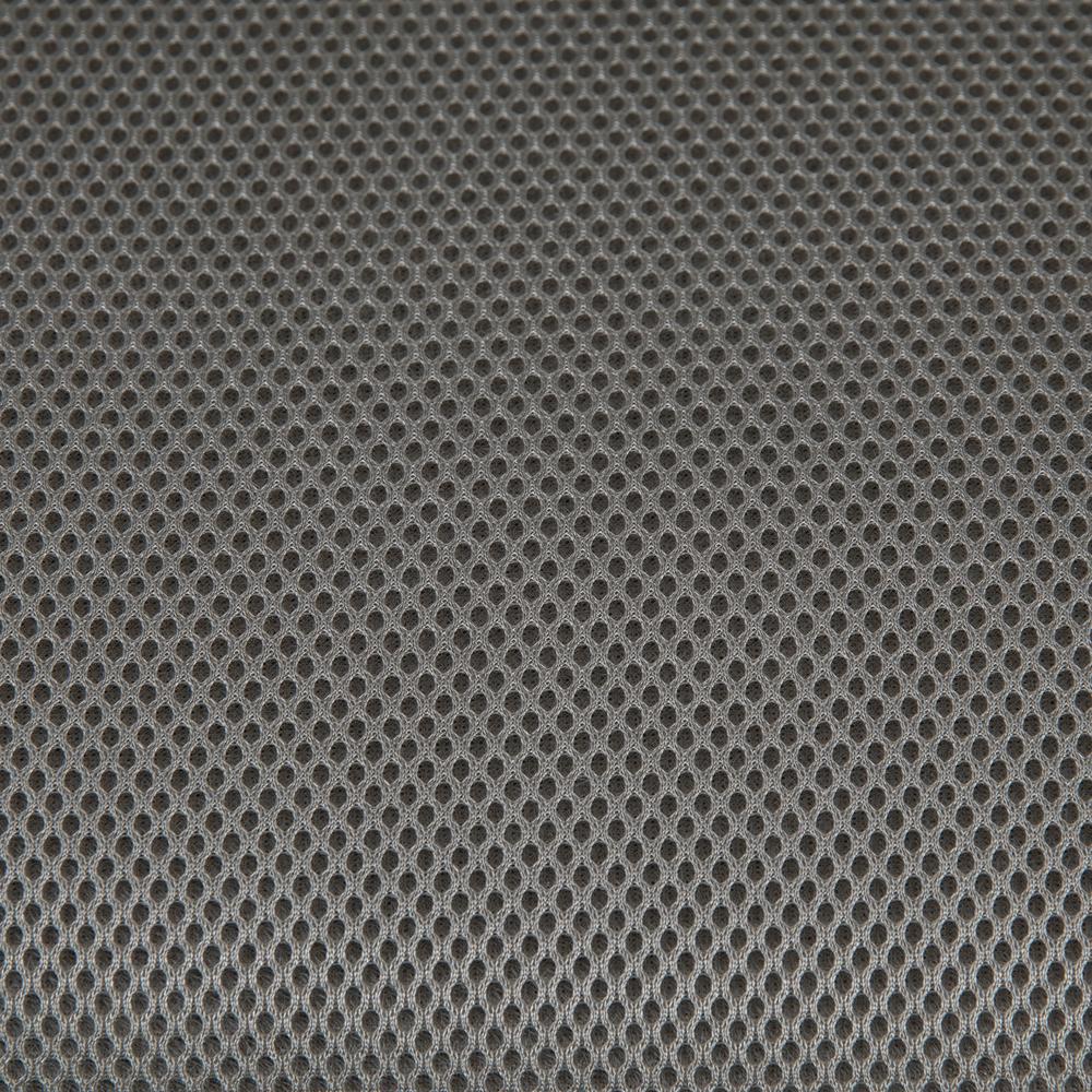 High Back Light Gray Mesh Ergonomic Swivel Office Chair with Black Frame and Flip-up Arms. Picture 13
