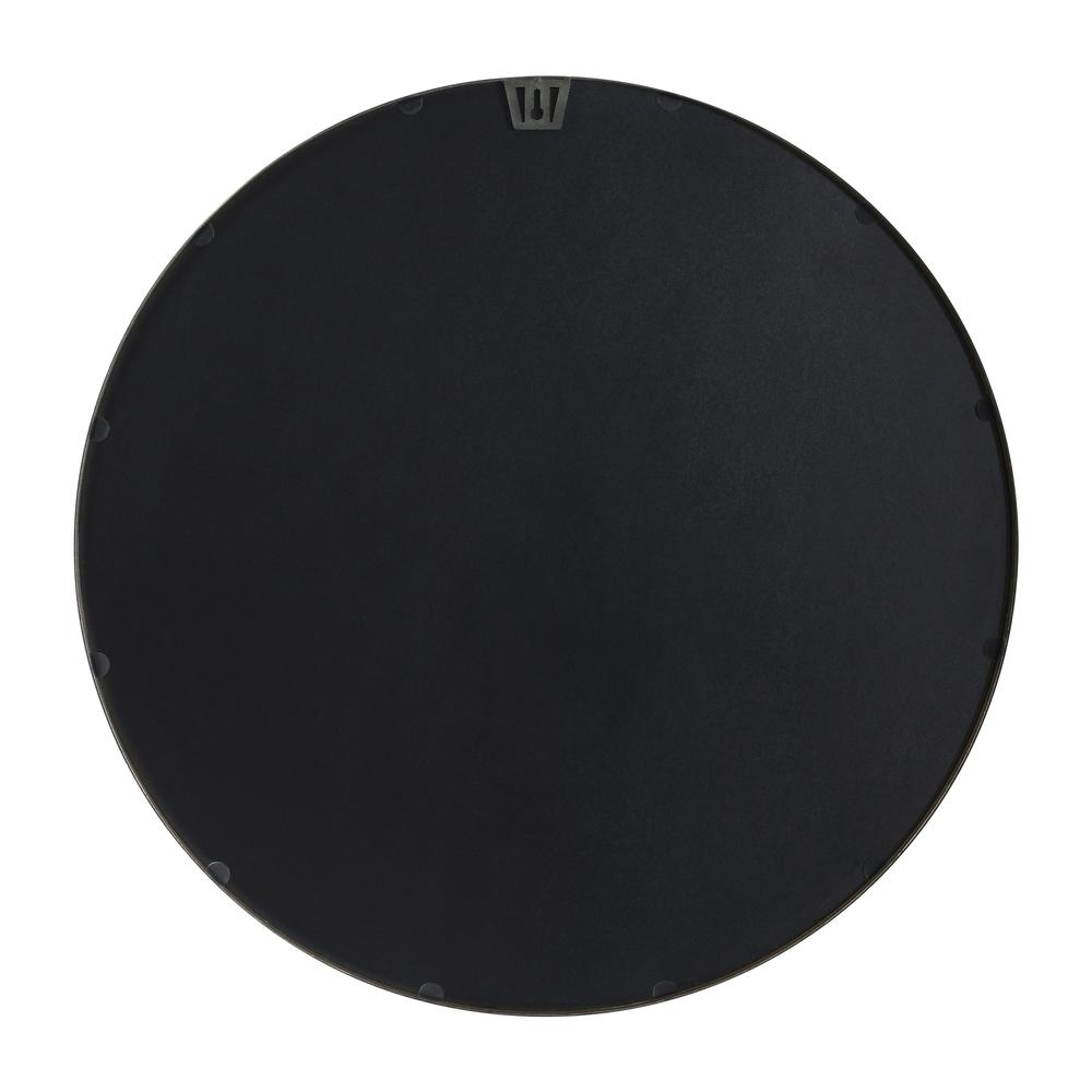 Modern 27.5 Inch Round Wall Mount Accent Mirror. Picture 2