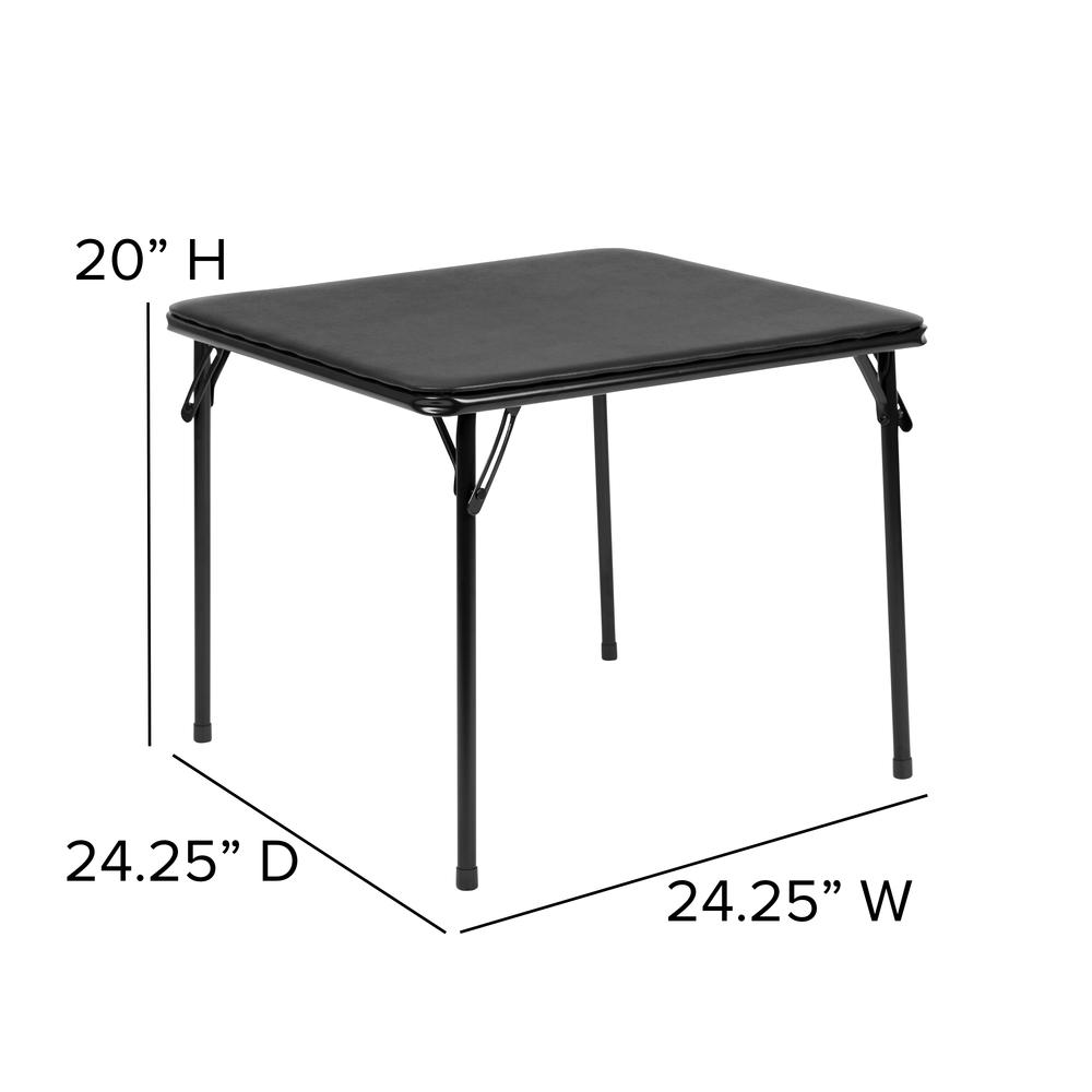 Black Folding Table. Picture 4