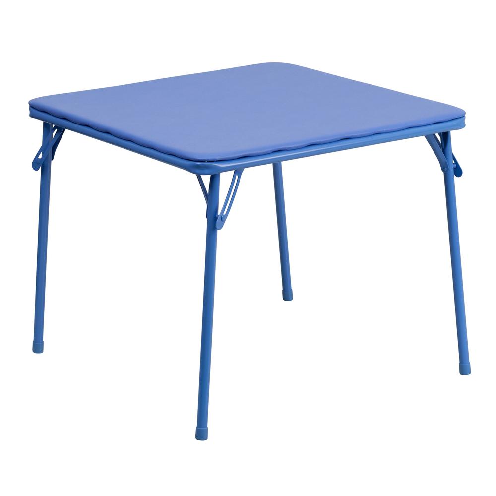 Blue Folding Table. Picture 1