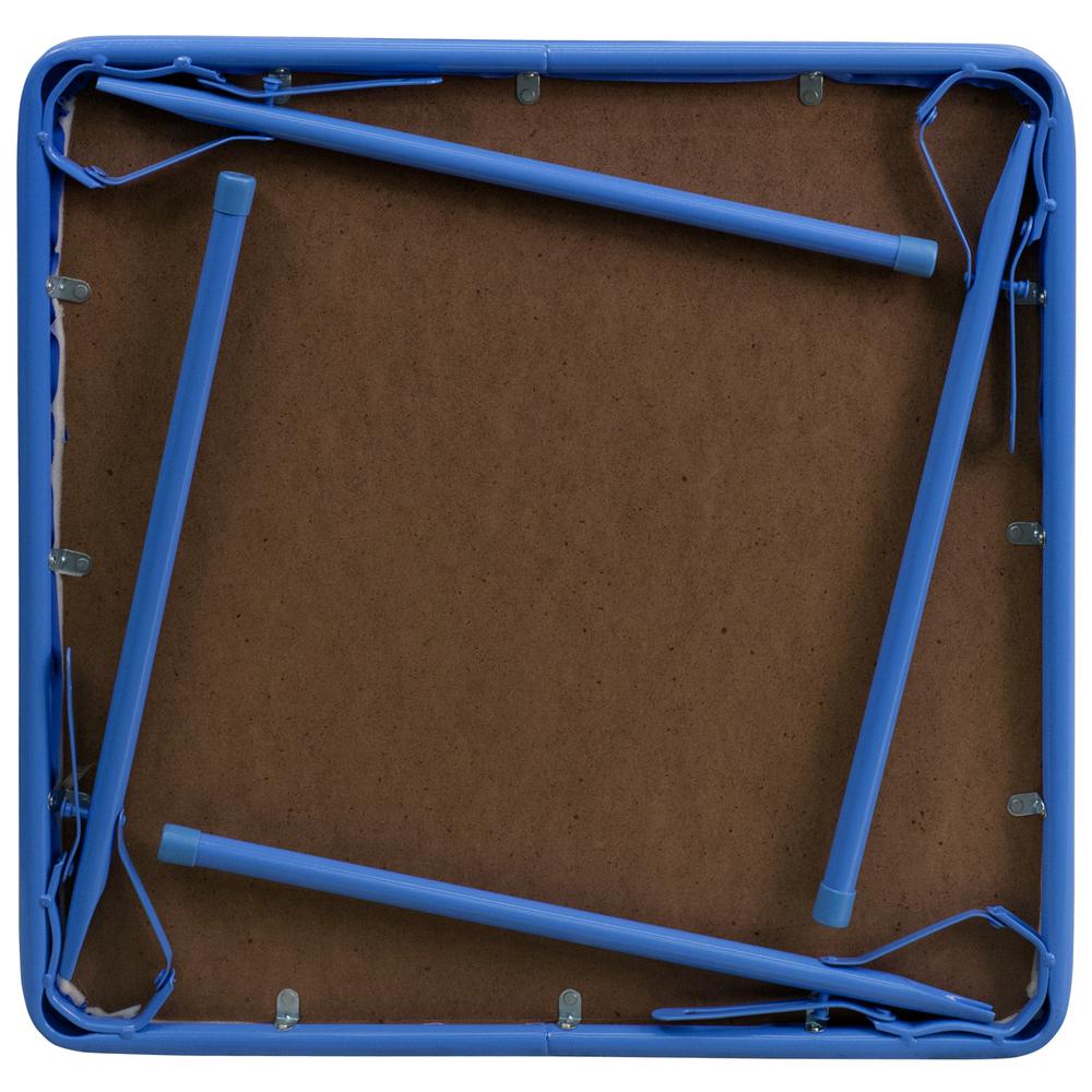Blue Folding Table. Picture 2