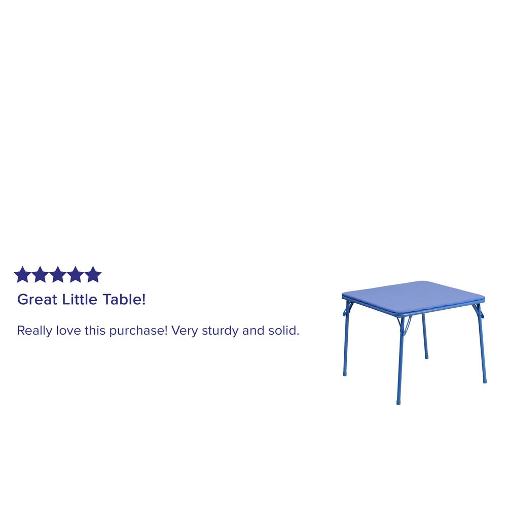 Kids Blue Folding Table. Picture 4
