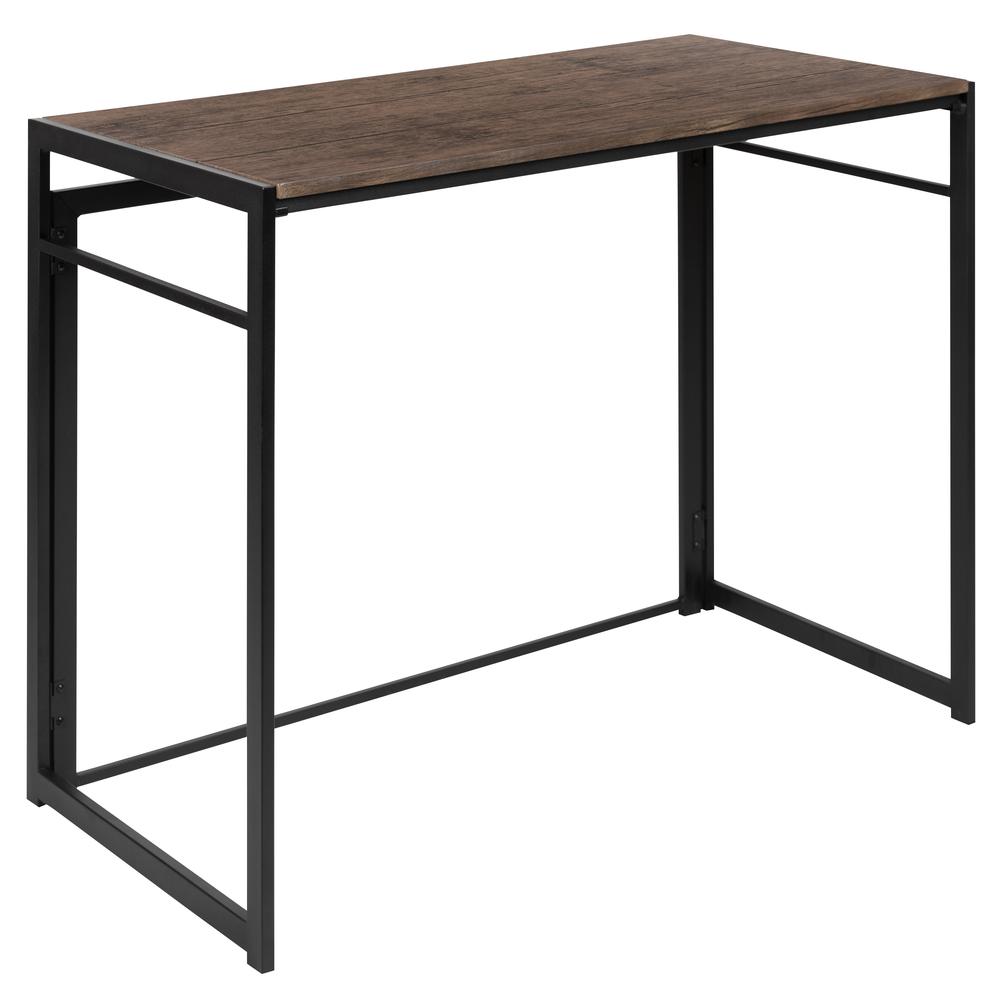 Rustic Home Office Folding Computer Desk - 40". Picture 2