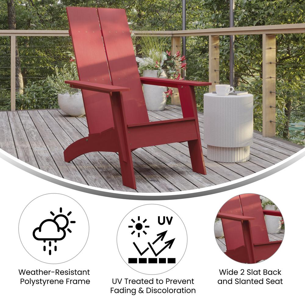 Modern Commercial Grade Adirondack Lounger for year round use. Picture 7