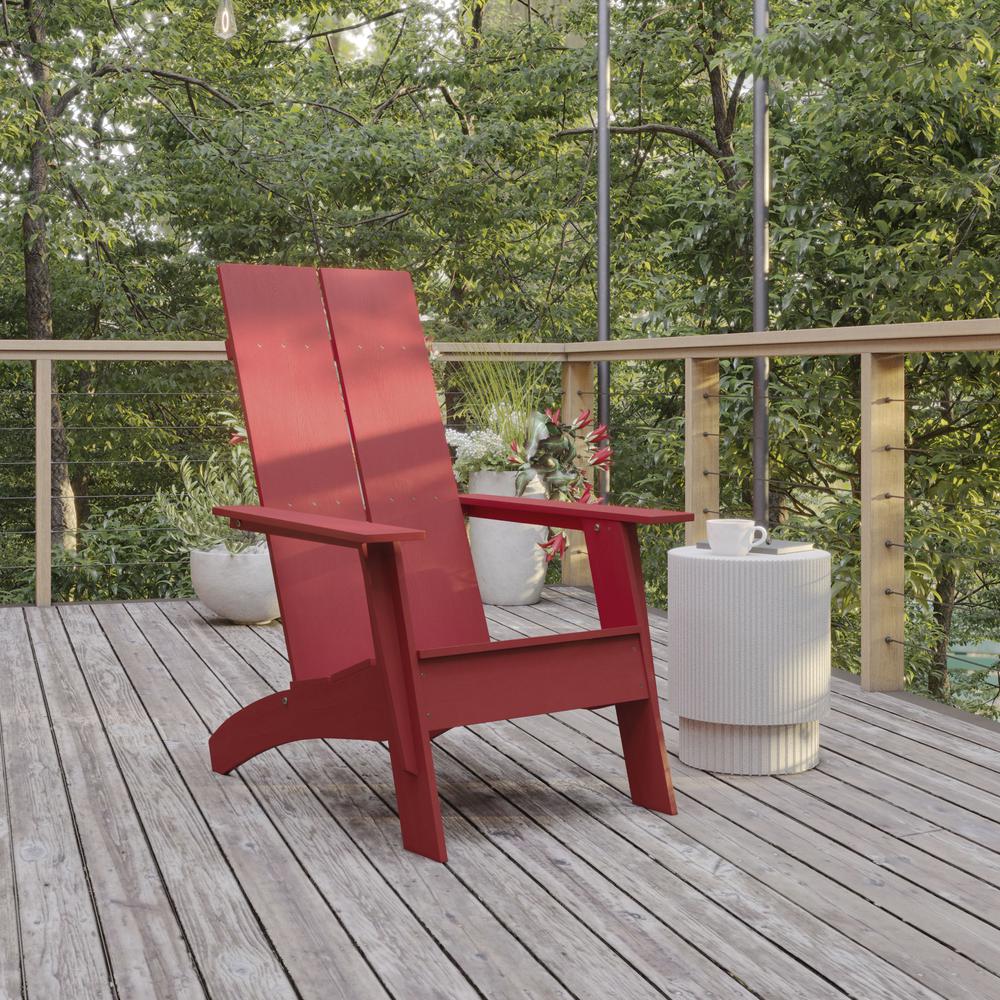 Modern Commercial Grade Adirondack Lounger for year round use. Picture 5