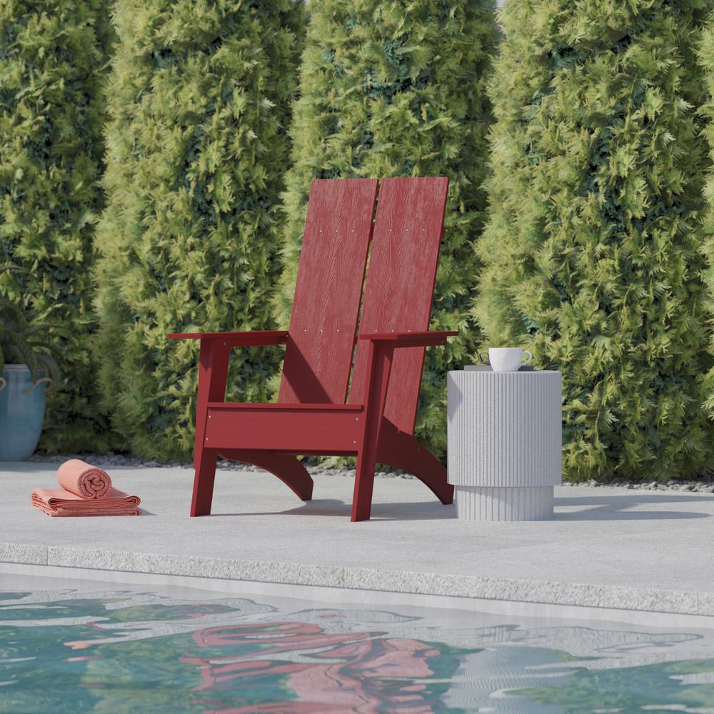 Modern Commercial Grade Adirondack Lounger for year round use. Picture 4