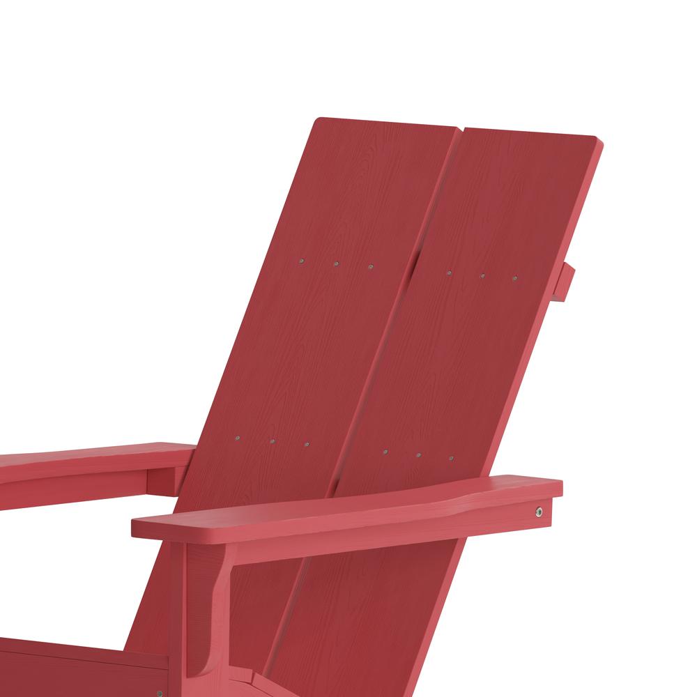 Modern Commercial Grade Adirondack Rocking Chair for Indoor/Outdoor Use. Picture 2