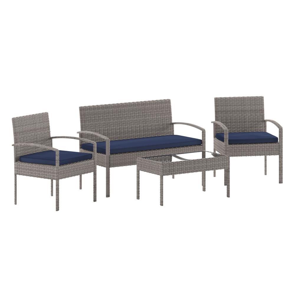 Contemporary Outdoor Seating Set. Picture 2