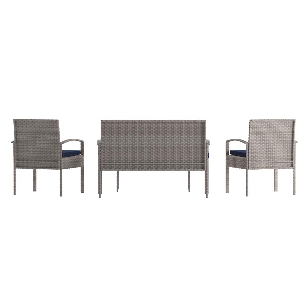 Contemporary Outdoor Seating Set. Picture 1