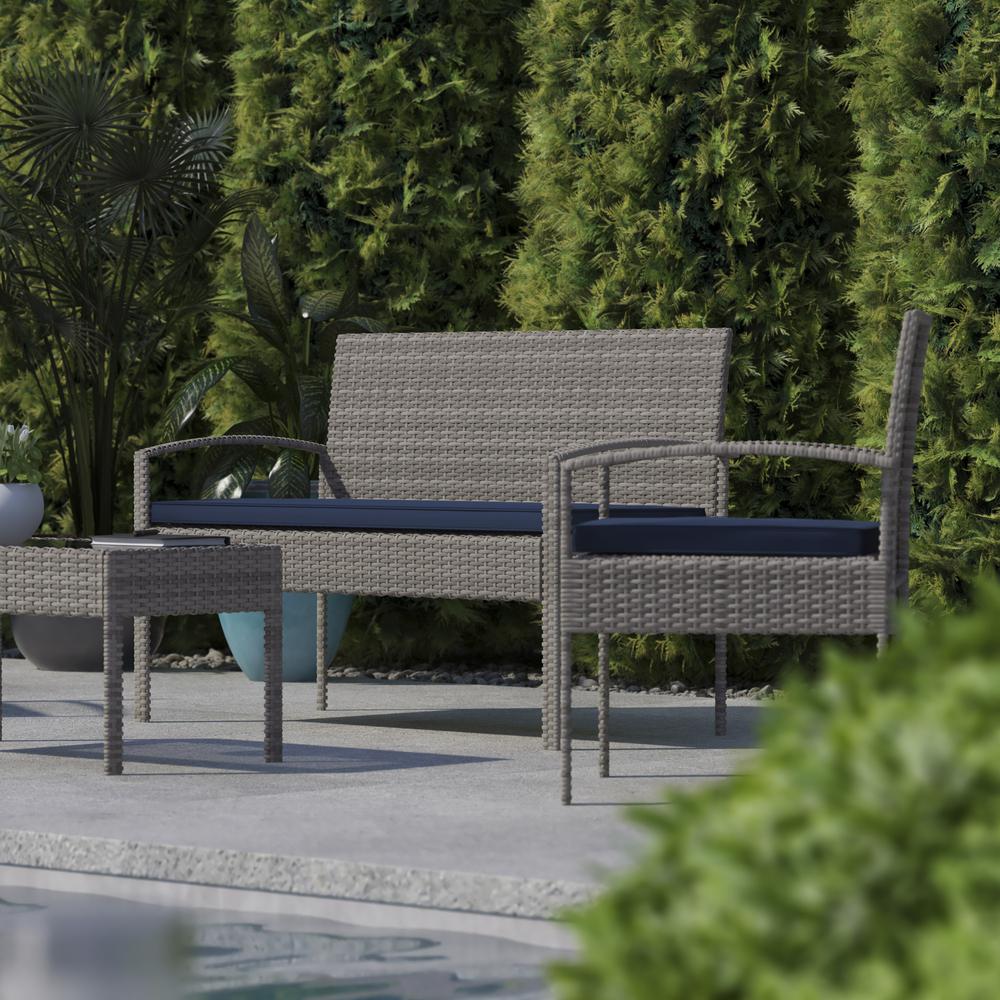 Contemporary Outdoor Seating Set. Picture 8